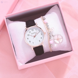 cp mujeres reloj pulsera de cuero flor de cerezo pulsera simple puntero moda rosa reloj de cuarzo femenino reloj