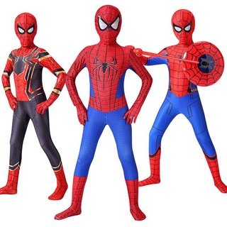 Favorito (1.2mil) Spider-Man Homecoming Iron Spiderman Traje De Superhéroe Disfraz De Cosplay Mono Para Niños Y Adultos (5)