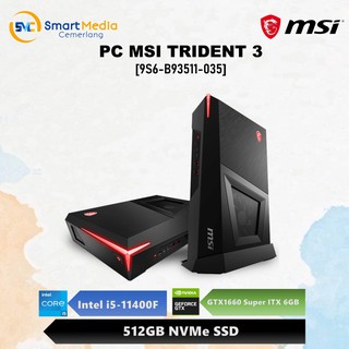 Msi MPG TRIDENT 3 ARCTIC 11TH - INTEL I5-11400F 8GB 512GB SSD GTX1660 8GB W10