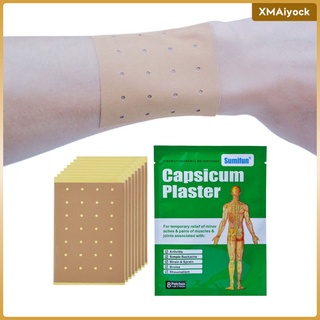 [xmaiyock] 1 bolsa de parches de pasta de yeso de pimiento para cepas musculares dolor de espalda artritis