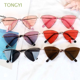 tongyi clásico triángulo gafas gafas de metal marco de los niños gafas de sol de moda personalidad retro unisex niños sombras polarizadas gafas de sol