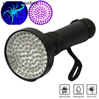 [simplehomeline] Linterna UV 100 led 395nm Ultra violeta/lámpara de luz negra/Detector de luz caliente