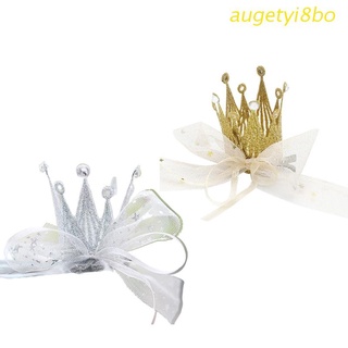 augetyi8bo Bowknot Barrettes Big Lace Bows Hair Clips Large Bow Crown Hairpin for Women (1)