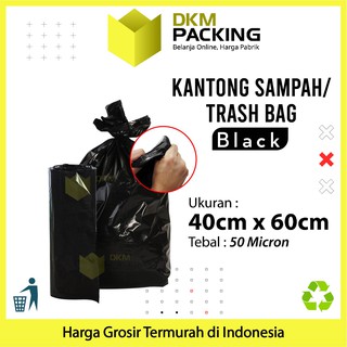 Bolsas de plástico residuos 40x60cm bolsa de basura negro grueso JUMBO unidad