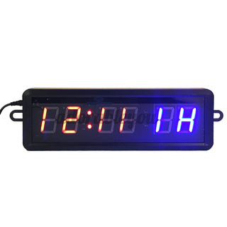 XGLL 1.5'' LED Home Gym Fitness Interval Timer Stopwatch Wall Clock Remote Control