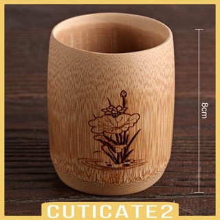 [CUTICATE2] Taza de té de madera maciza Natural, taza de vino, café, cerveza, Sake