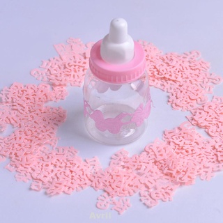 Plástico hogar niños DIY Baby Shower fiesta cumpleaños compromiso decoraciones confeti