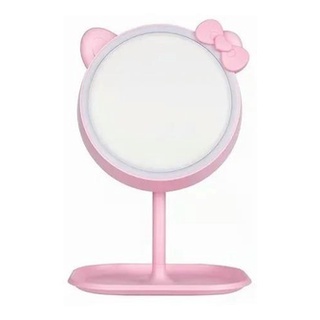 Espejo Con Luz Led Para Maquillaje Hello Kitty