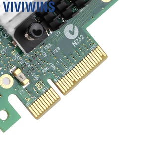 Viviwins tarjeta de red PCI‐EX4 Gigabit Ethernet RJ45 servidor Dual adaptador de puerto eléctrico