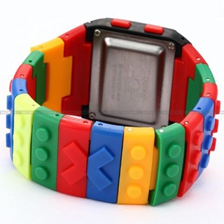 SHHORS Candy Rubber Digital Cronómetro Impermeable Hombres Señoras Reloj Deportivo LED092 (4)