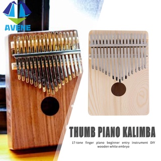 17 Teclas Kalimba Pulgar Dedo Piano De Madera Instrumentos Musicales Para Principiantes