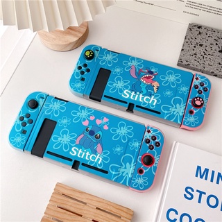 Nintendo Switch funda protectora lindo estilo Anime de dibujos animados [Stit ch] silicona TPU consola de juegos Protector de manija cubierta suave