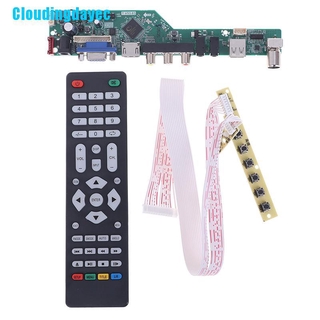 [cloudingdayec] t.v53.03 universal lcd controlador de tv controlador de la junta de controlador v53 analógica tv placa base