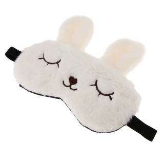 [tiktok caliente] linda felpa conejito dormir máscara sombra de ojos conejo cubierta de ojos