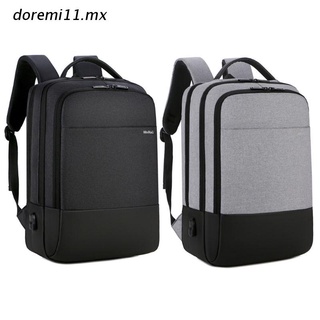 do.mx mochila de carga usb impermeable de gran capacidad de viaje de negocios bolsa de hombro