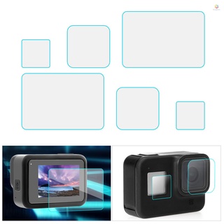 Funygame-6 pzs Protector de pantalla Ultra-transparente/película de pantalla de cristal templado Compatible con 8 cámaras