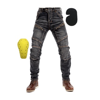 Pantalones vaqueros de Motocross para hombre, ropa protectora de aramida, color negro, para verano, 2021