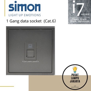 Simon i7 salida de datos Cat 6 - gris blanco gris (sin marco) buena calidad
