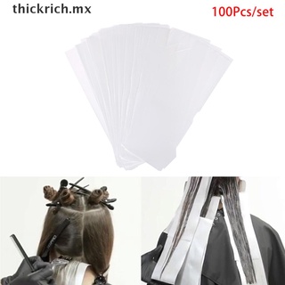 [well] 100 piezas de papel tinte para el cabello que separa la tinción de manchas herramienta de Color resaltado tejido salón MX
