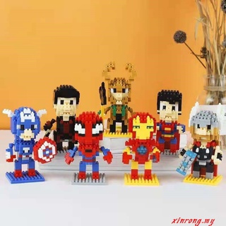 Marvel Super Heroes minifiguras Black Widow capitán américa Hulk Lego bloques de construcción juguetes
