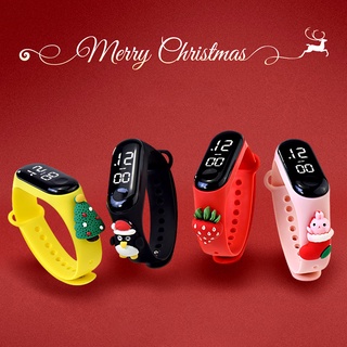 Reloj electrónico digital LED para niños Pulsera de anime impermeable Xiaomi 3/4 Regalo de Navidad para niños
