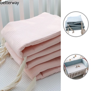 Betterway - Protector de cuna duradero para cuna de bebé, amigable con la piel, para el hogar