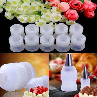 [runbu] 10 pzs adaptador de boquilla para glaseado/bolsa para decoración de pasteles/flores/pastelería