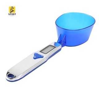 escala digital cuchara pantalla lcd cuchara de cocina escala 500g/0.1g cuchara medidora electrónica escalas con 3 cucharas de pesaje desmontables