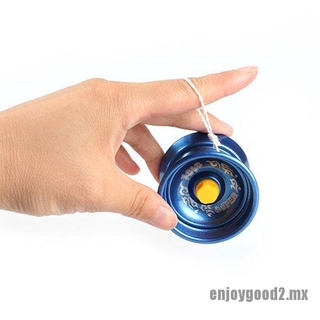 [enjoy] 1 pieza profesional de yoyo de aleación de aluminio con rodamiento de bolas de yoyo juguete interesante (8)