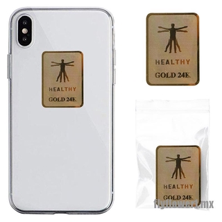 fly/ 1PC Gold 24K Sticker Healthy 1000 IONS Anti Radiation 99.99SE% Protector Shield