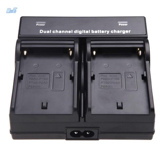 Dual Channel battery charger for SONY NP - F970 F750 QM91D FM50 FM500H FM55H F960 battery