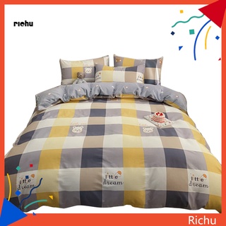 richu* - juego de sábanas de algodón para cama, cómodas de tocar para el hogar