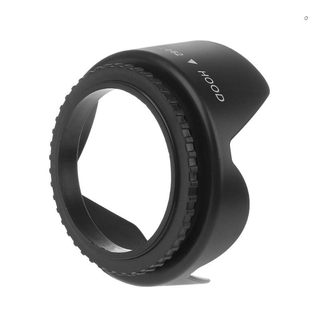 tou - campana de lente de pétalo de flor atornillada de 62 mm para cámara DSLR Nikon Canon Sony