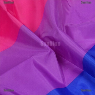 <Sanlitun> 3X5 Ft doble costura Bisexual bandera orgullo bandera Gay lesbiana Lgbt lona cabecera (7)