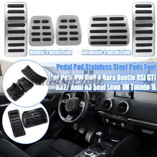 Almohadillas de acero inoxidable para Polo VW Golf 4 Bora Beetle RSi GTI R32/ Audi A3 Seat Leon 1M Toledo 1L nuevo