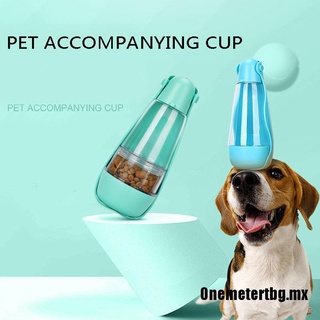 [Onemetertbg] 3 En 1 Botella De Agua Para Perros Y Gatos , Pala Para Caca , Viajes Al Aire Libre , Cuenco Para Mascotas
