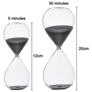Temporizador de arena de reloj de arena mejorar la productividad lograr metas manténgase enfocado sea más eficiente herramienta de gestión del tiempo 5/30 minutos (3)