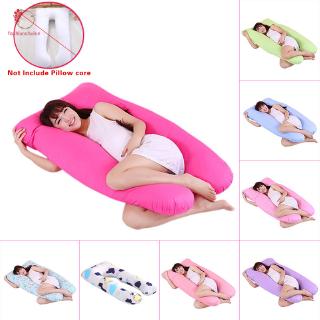 Fc almohada mujeres maternidad cómodo brazo cuerpo durmiente apoyo embarazada U forma
