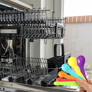 Future 12 pzs herramientas de cocina de Color aleatorio para hornear tazas medidoras y cucharas herramientas de medición apilable Durable juego de 12 piezas de plástico (8)