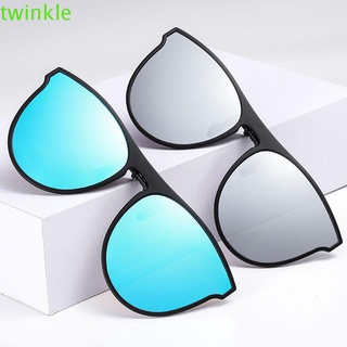 TWINKLE1 Unisex Polarizados Gafas Al Aire Libre Flip Up De Sol Clip-on Cuidado De La Visión Viaje Moda Conducción Antideslumbrante Vintage Protección UV/Multicolor
