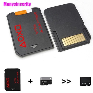 [Manysincerity] Para PS Vita 1000 2000 SD2Vita V3.0 para PSVita tarjeta de juego a Micro TF adaptador de tarjeta