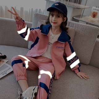 Envío rápido spot GMN Girls Internet celebrity suit 2021 otoño nuevo estilo coreano niños grandes niños de moda elegante