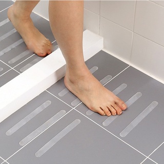 12 tiras antideslizantes transparentes pegatinas de ducha de baño tiras de seguridad antideslizantes tiras para bañeras duchas escaleras pisos