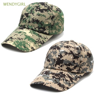 WENDYGIRL 2PCS Ajustable Sombrero militar Camuflaje Snapback Gorra de beisbol Hombres mujeres Sombreros Caza en la selva Exterior Sombrero para el sol