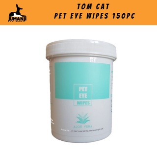 Tomcat Pet - toallitas para ojos (150 unidades), tejido húmedo para ojos de animales
