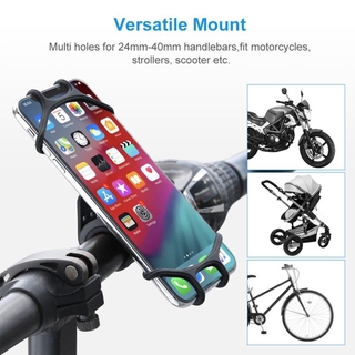 Soporte Universal Premium para teléfono de bicicleta para motocicleta, manillar de bicicleta, silicona, soporte para teléfono celular