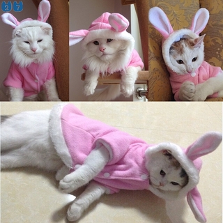 『27 mascotas』diseño de conejo ropa para mascotas de invierno gato ropa perros sudadera caliente mascota Chamarra suéter disfraz de navidad