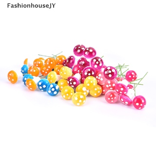 fashionhousejy 10 piezas mini hongo artificial jardín espuma en maceta resina musgo terrario adorno venta caliente (4)