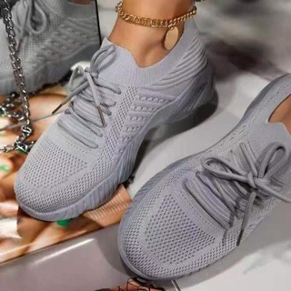 zapatillas de deporte zapatos 2021 transpirable encaje hasta plataforma de las mujeres vulcanize zapatos de verano plana de malla zapatos deportivos de mujer zapatos para correr