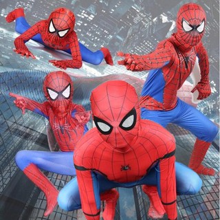 Spiderman Disfraz De Halloween Niños Cosplay Navidad Fiesta